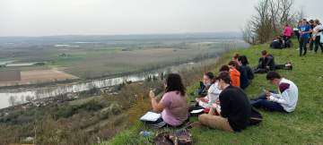 Aujourd'hui on fait classe dehors