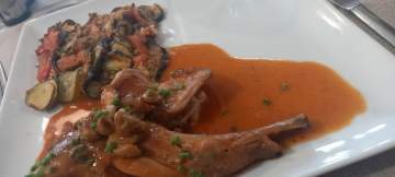 L'équipe invitée par les CAP 1ère année cuisine