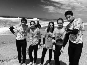 Voyage scolaire de surf - MFR Pujols dans le Lot-et-Garonne