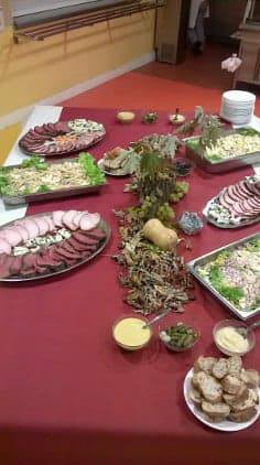 Buffet froid par la formation en cuisine - MFR Pujols