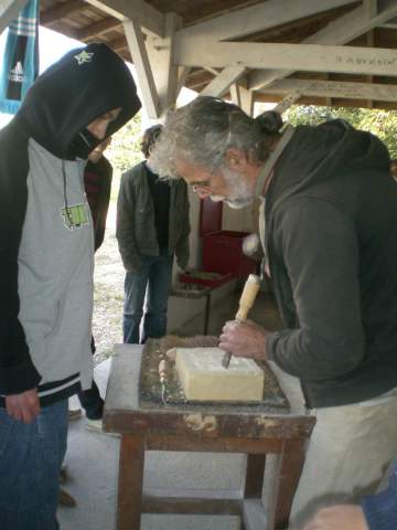 Atelier de sculpture - MFR Pujols dans le Lot-et-Garonne