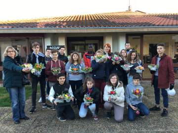 Atelier fleuriste - MFR Pujols dans le Lot-et-Garonne